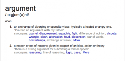 argument