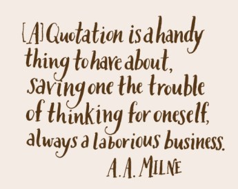 aa milne quote