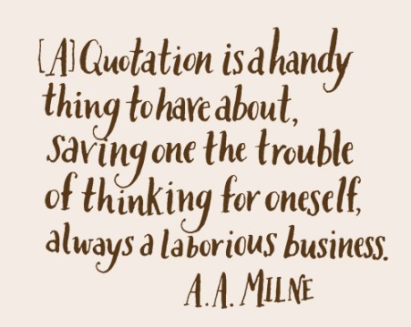aa milne quote