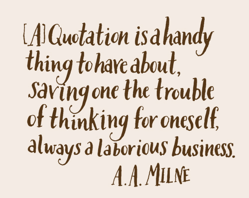 aa milne quote