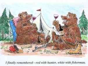 camping-bears-pairing-humans-with-the-proper-wine
