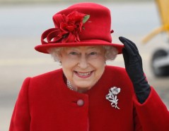 Queen Elizabeth II Visits RAF Valley
