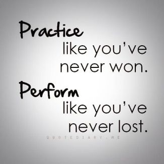 practice, perform