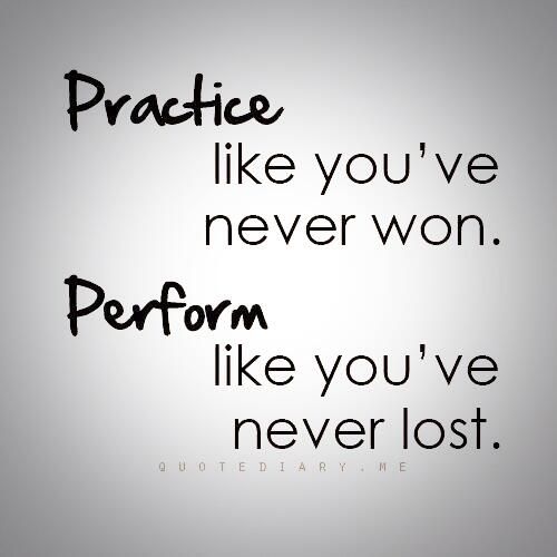practice, perform