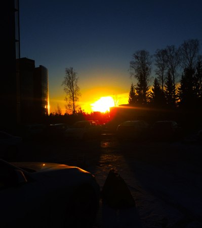 simpy-parkinglot-sunset